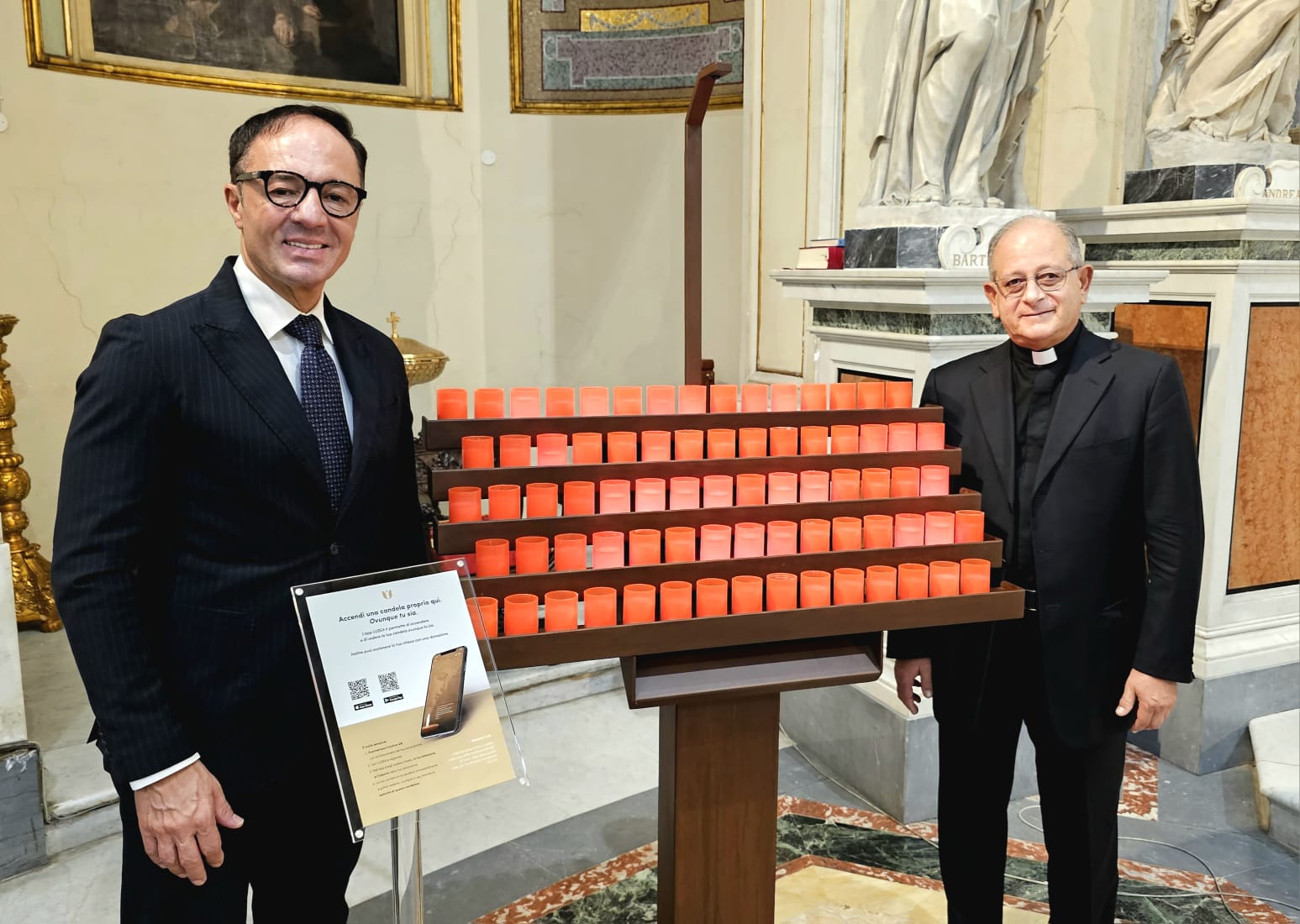 Culto e turismo: Dominus Jesus, Confesercenti e Luzea lanciano il primo candeliere digitale in Campania