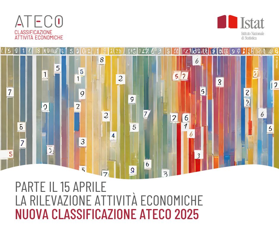 ATECO 2025, Istat: “Al via la Rilevazione delle attività economiche per l’implementazione della nuova classificazione”