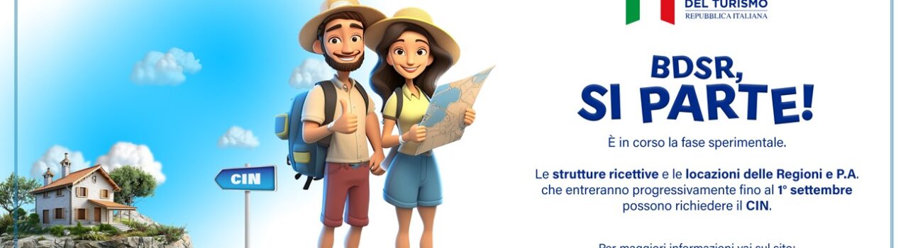Banca dati strutture ricettive (BDSR): dal 26 giugno si può ottenere il cin anche nella regione Calabria