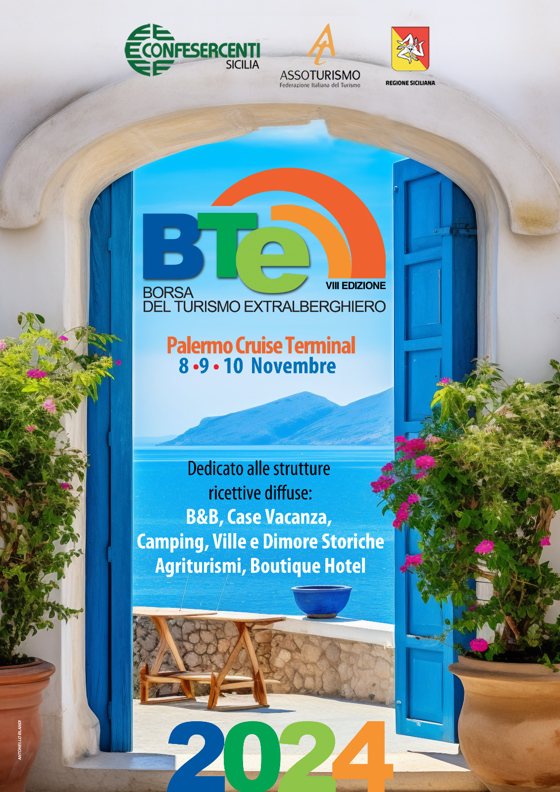 BTE 2024 - Borsa del turismo extralberghiero - Palermo 8-9-10 ottobre