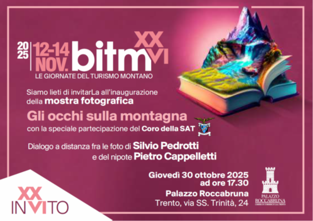 Confesercenti Trentino: inaugurazione della mostra “Gli occhi sulla montagna. La fotografie di ieri e di oggi per raccontare l’ecosistema alpino”