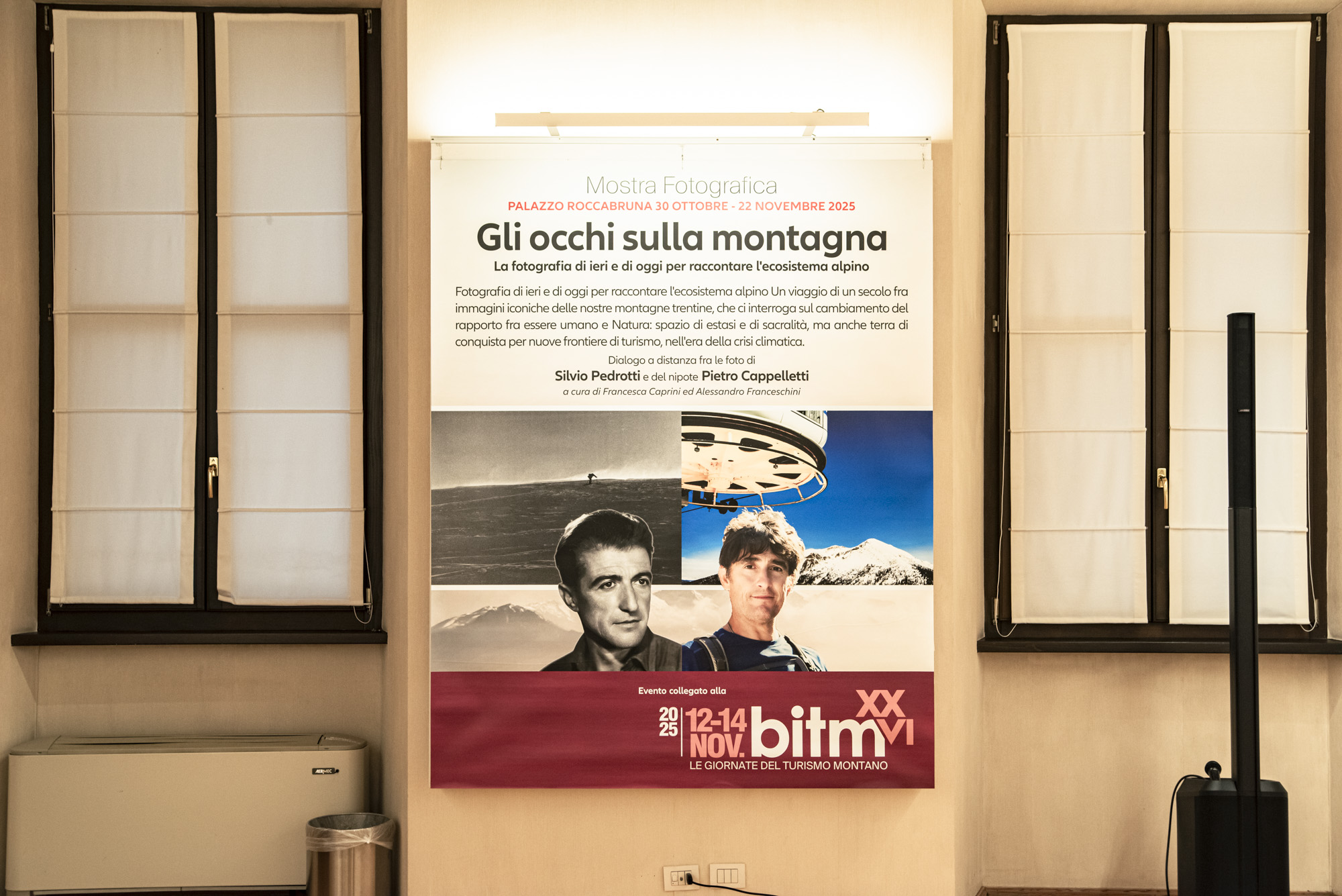 Confesercenti Trentino: aspettando la BITM, la mostra “Gli occhi sulla montagna” con il coro della Sat. Le fotografie di Silvio Pedrotti e Pietro Cappelletti