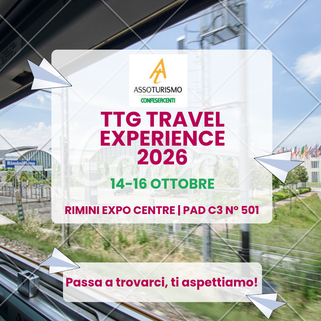 TTG TRAVEL EXPERIENCE 2026  –  dal 14 al 16 ottobre – Rimini Expo Centre