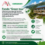 Fondo “Green tour” – Ulteriore proroga dei termini di presentazione delle domande e modifica dei parametri della graduatoria